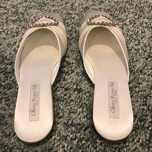 Olivia Rose Tal Satin Slippers - Picture 3 of 6